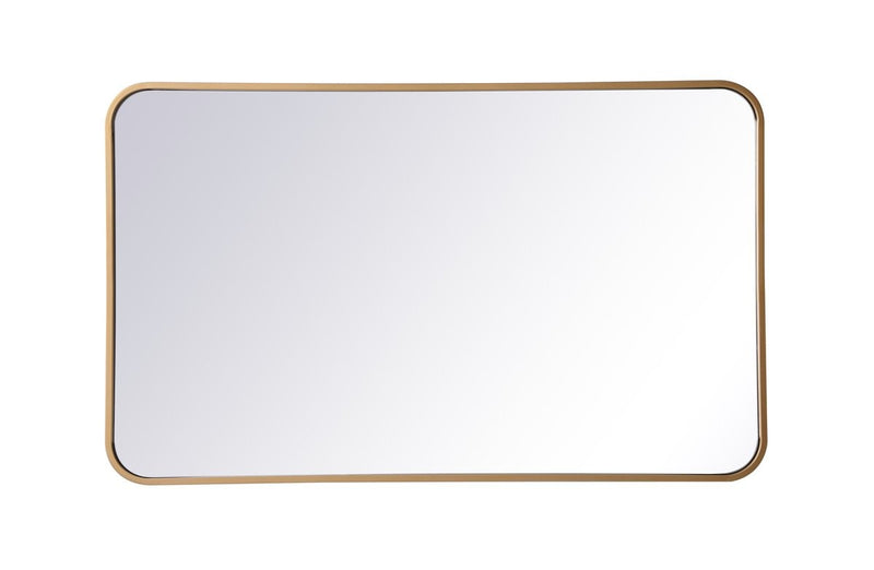 Elegant Lighting - MR802236BR - Mirror - Evermore - Brass