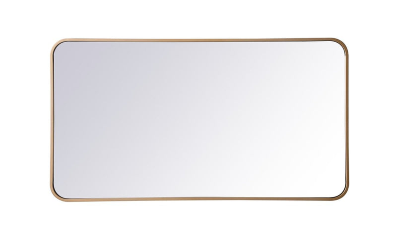 Elegant Lighting - MR802240BR - Mirror - Evermore - Brass
