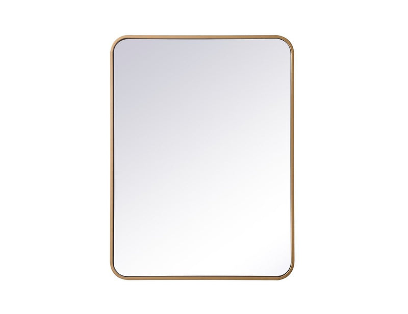 Elegant Lighting - MR802432BR - Mirror - Evermore - Brass