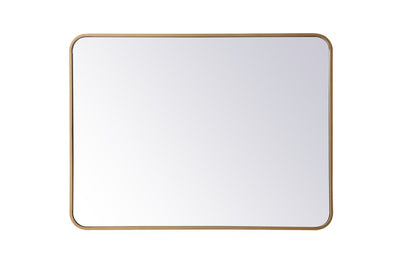 Elegant Lighting - MR802736BR - Mirror - Evermore - Brass