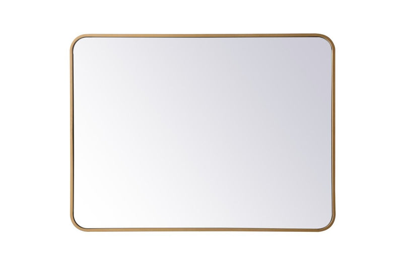Elegant Lighting - MR802736BR - Mirror - Evermore - Brass