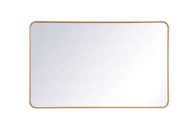 Elegant Lighting - MR803048BR - Mirror - Evermore - Brass
