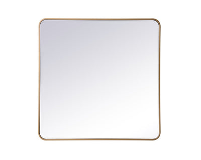 Elegant Lighting - MR803636BR - Mirror - Evermore - Brass