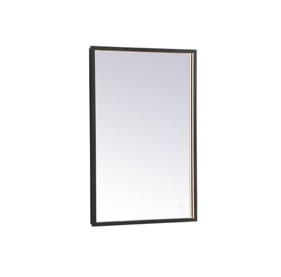 Elegant Lighting - MRE61830BK - LED Mirror - Pier - Black