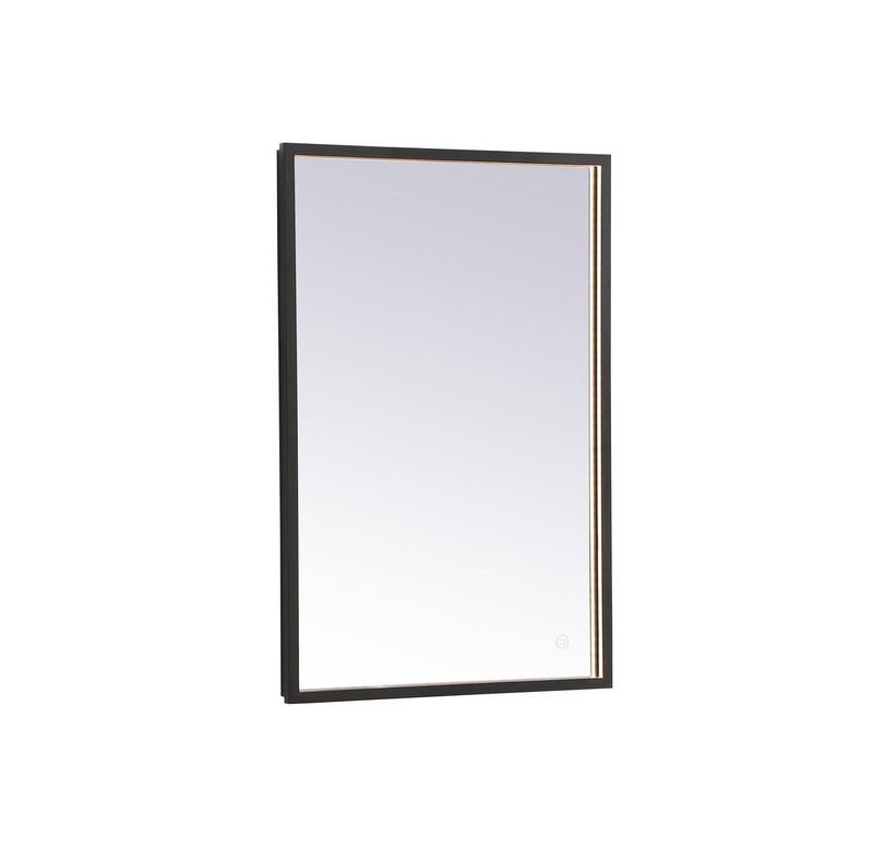 Elegant Lighting - MRE61830BK - LED Mirror - Pier - Black