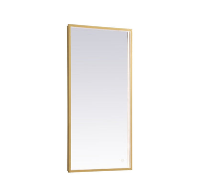 Elegant Lighting - MRE62030BR - LED Mirror - Pier - Brass