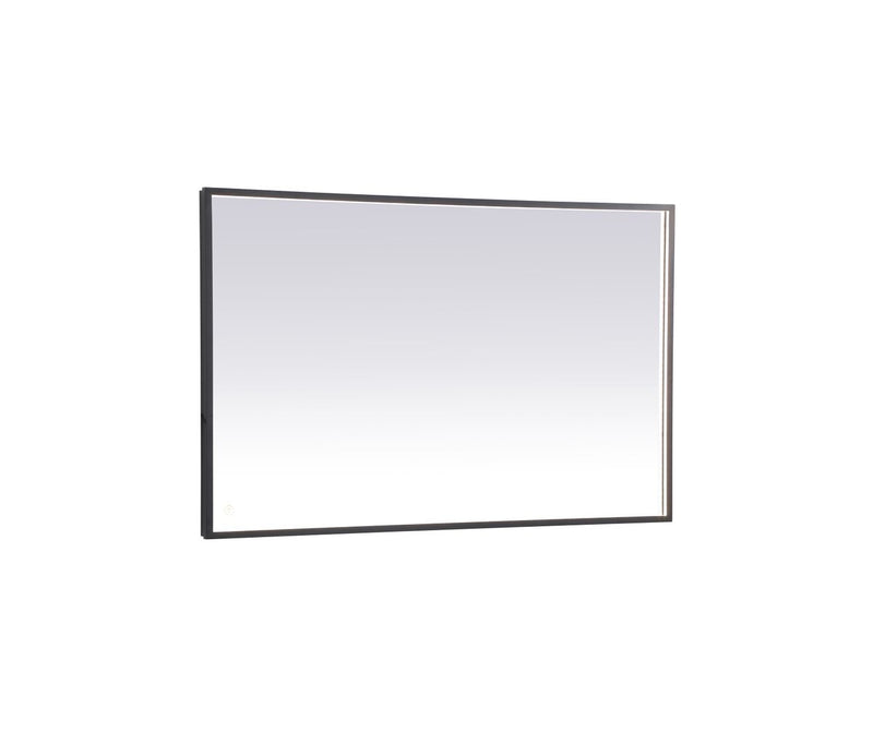 Elegant Lighting - MRE63048BK - LED Mirror - Pier - Black