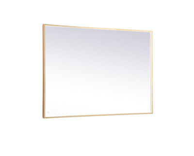 Elegant Lighting - MRE64260BR - LED Mirror - Pier - Brass