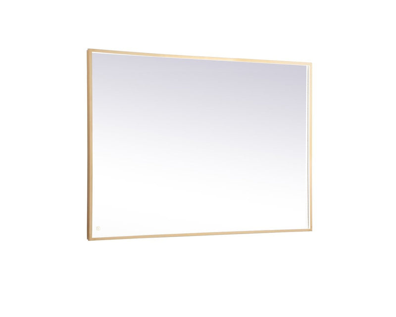 Elegant Lighting - MRE64260BR - LED Mirror - Pier - Brass