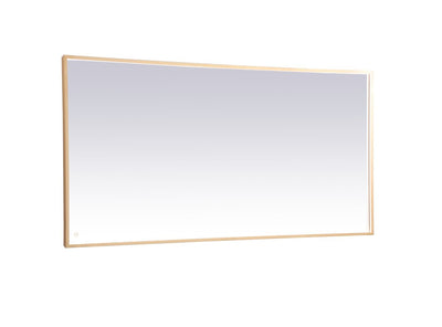 Elegant Lighting - MRE63672BR - LED Mirror - Pier - Brass