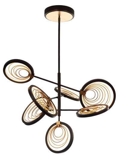 Studio M - SM23845BZGTGL - LED Pendant - Lariat - Bronze Gilt / Gold Leaf