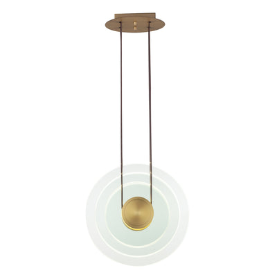 Studio M - SM24401CLNAB - LED Pendant - Stratum - Natural Aged Brass