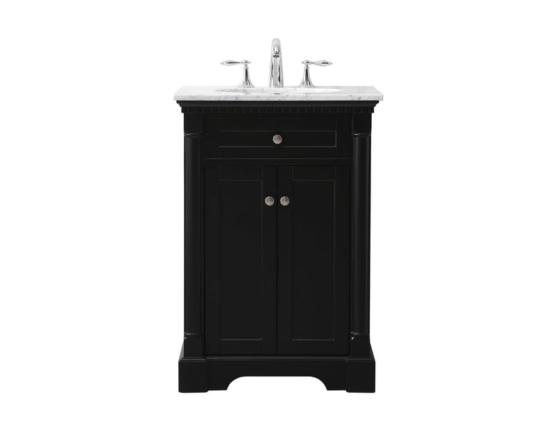 Elegant Lighting - VF53024BK - Bathroom Vanity Set - Clarence - Black