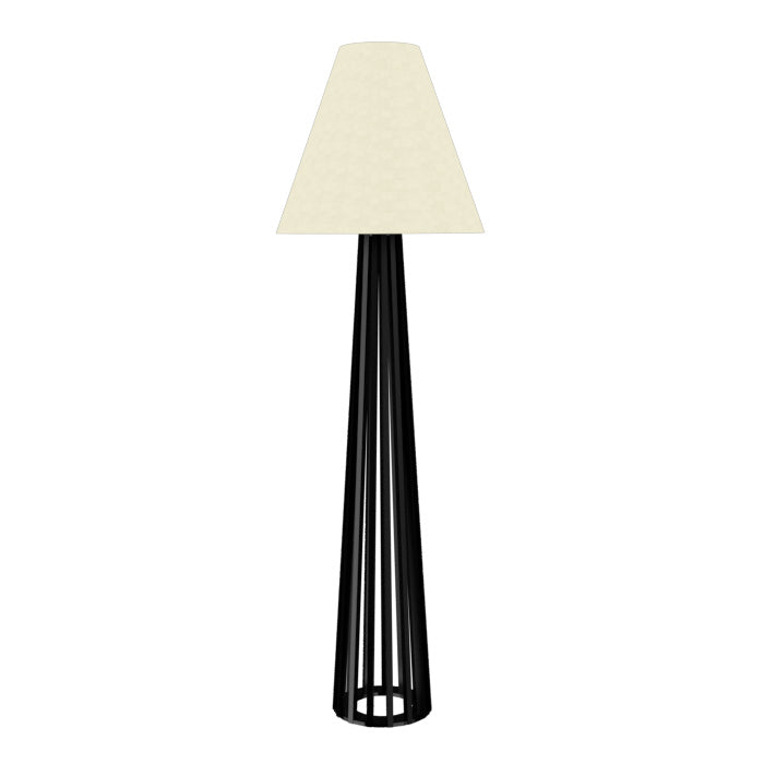 Accord Lighting - 361/2.02 - LED Floor Lamp - Slatted - Matta Black