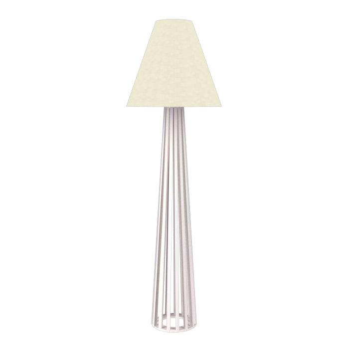 Accord Lighting - 361/2.25 - LED Floor Lamp - Slatted - Iredesent White