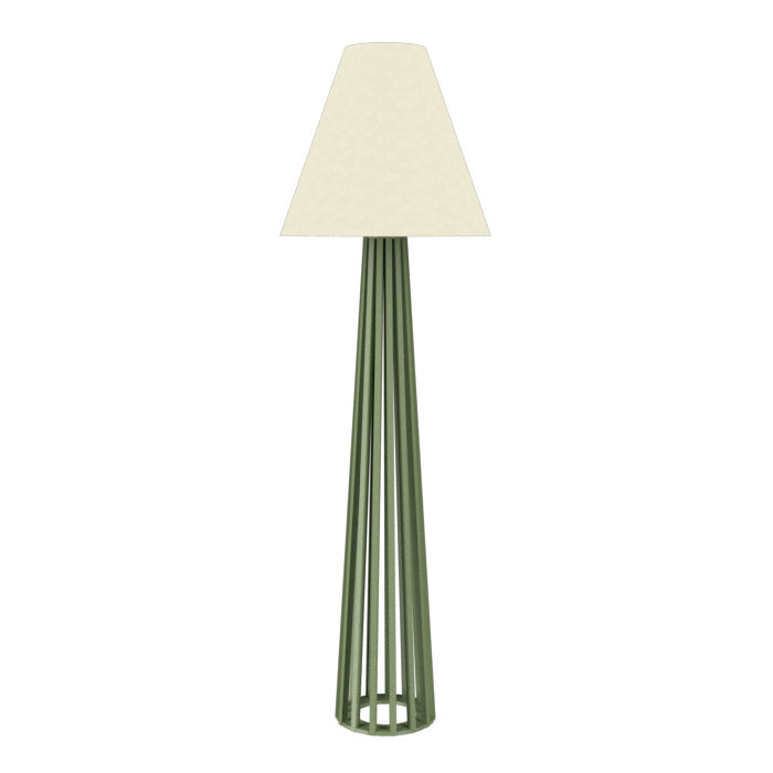 Accord Lighting - 361/2.30 - LED Floor Lamp - Slatted - Olive Green
