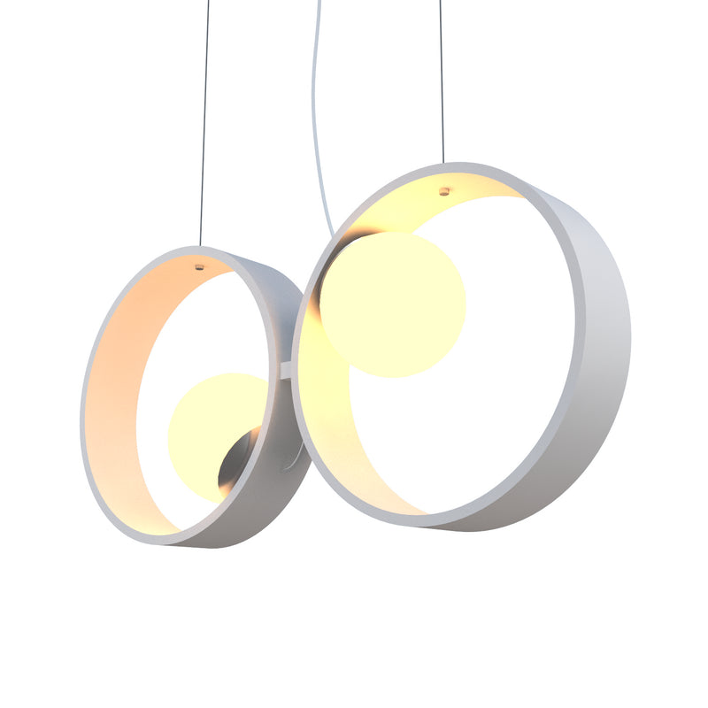 Accord Lighting - 621.25 - LED Pendant - Sfera - Iredesent White