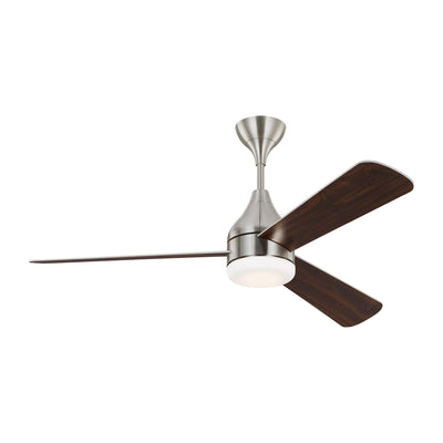 Visual Comfort Fan - 3STMSM52BSD - 52``Ceiling Fan - Streaming Smart 52 - Brushed Steel