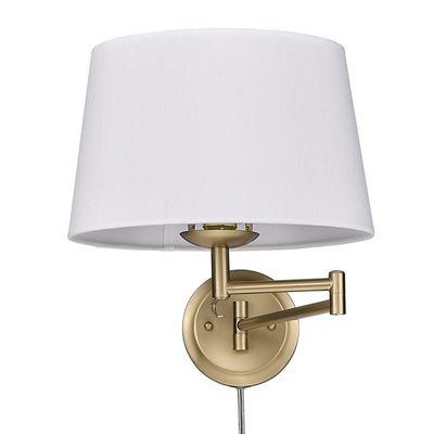 Golden - 3692-A1W BCB-MWS - One Light Wall Sconce - Eleanor BCB - Brushed Champagne Bronze