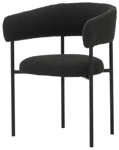Nuevo - HGSN153 - Dining Chair - Cassia - Licorice Boucle