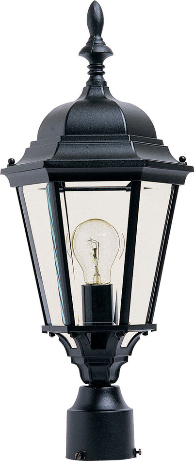 Maxim - 1005BK - One Light Outdoor Pole/Post Lantern - Westlake - Black