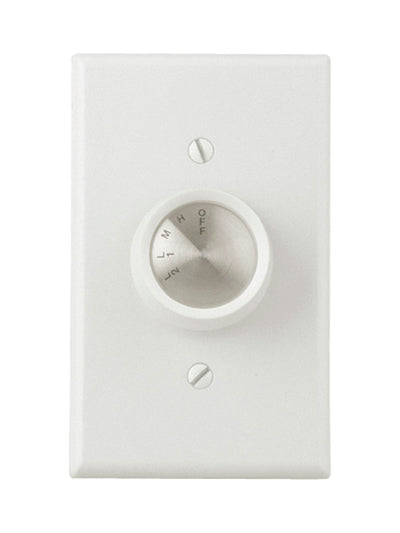 Craftmade - CM-4SDH - 4 Speed Rotary Dial Fan Control - 4 Speed Rotary Fan Control - White