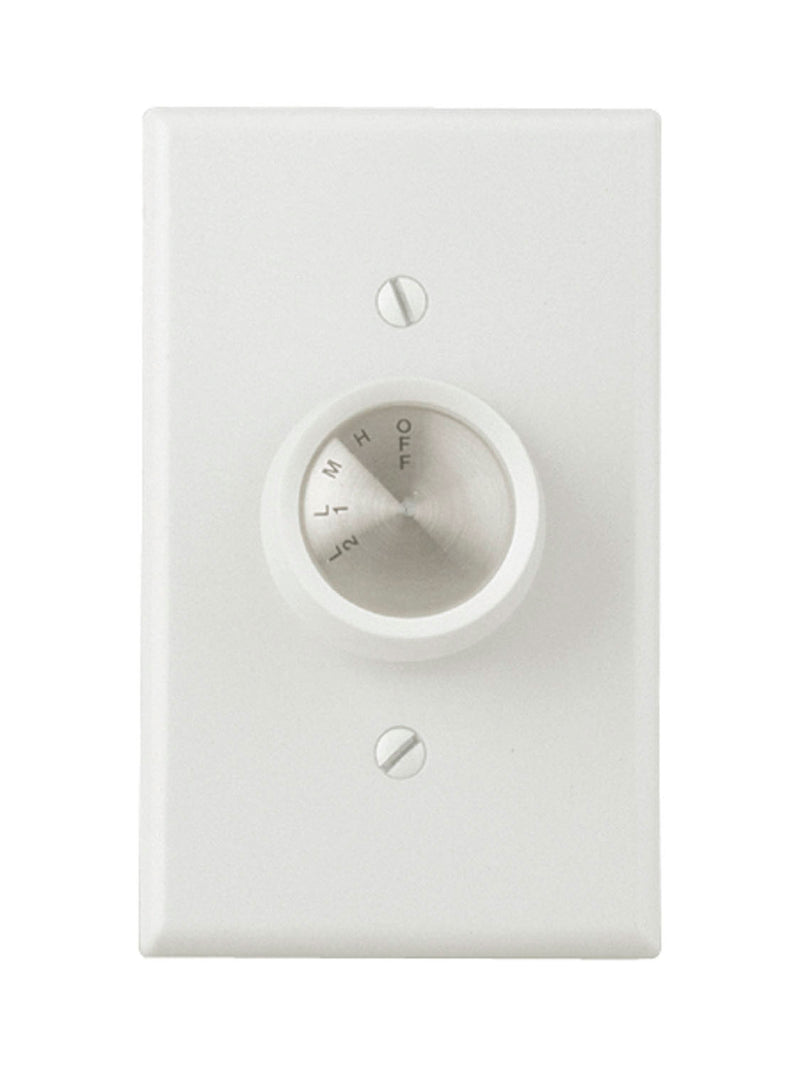 Craftmade - CM-4SDH - 4 Speed Rotary Dial Fan Control - 4 Speed Rotary Fan Control - White