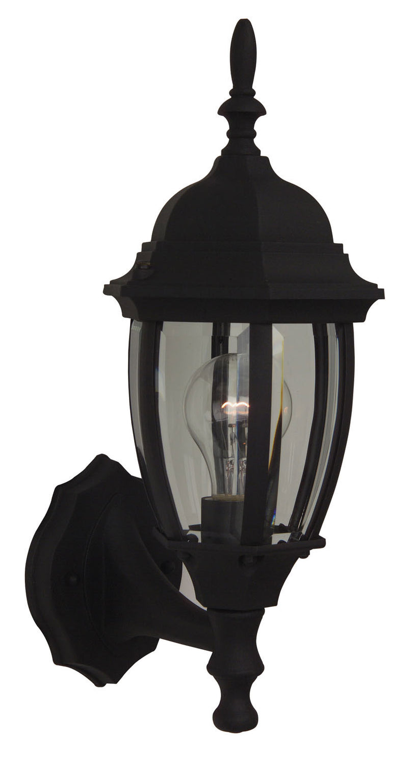Craftmade - Z260-TB - One Light Wall Mount - Bent Glass Cast - Matte Black