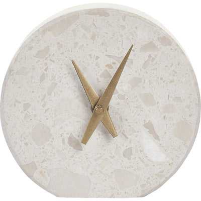 Renwil - CL250 - Table Clock - Tyra - Cream, Beige