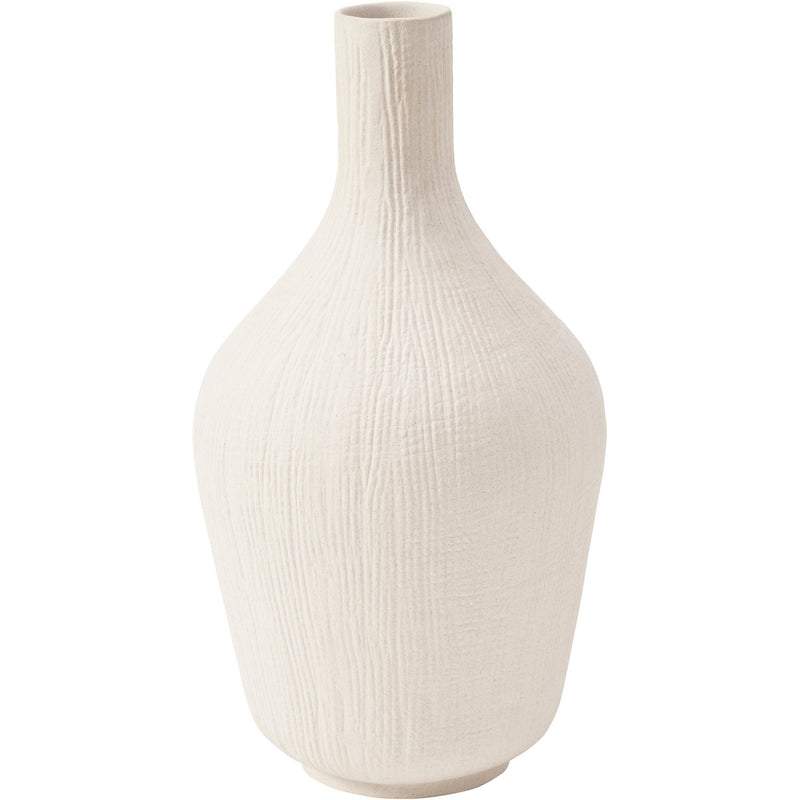 Renwil - VAS219 - Vase - Akasia - Matte Textured Ivory
