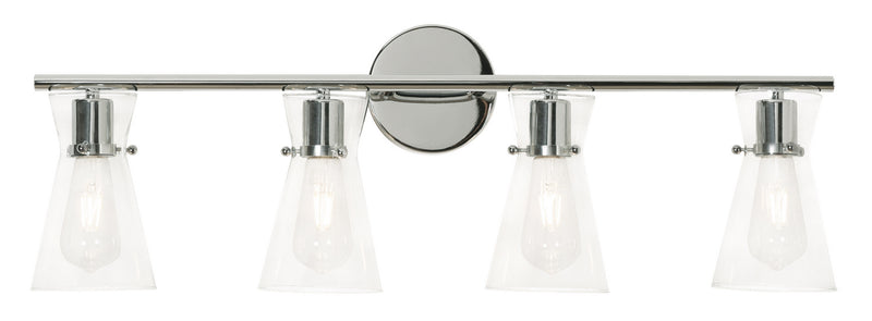 AFX Lighting - AMDV3310MBPC - Four Light Vanity - Amanda - Polished Chrome