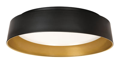 AFX Lighting - DUNF15LAJUDBKGD - LED Flush Mount - Duncan - Black