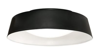 AFX Lighting - DUNF20LAJUDBKWH - LED Flush Mount - Duncan - Black