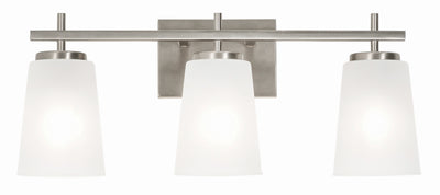 AFX Lighting - JNNV2209MBSN - Three Light Vanity - Joanna - Satin Nickel