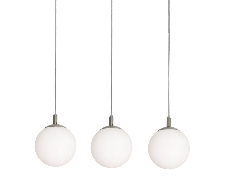 AFX Lighting - LRTP07MBSNLNR3 - Three Light Pendant - Loretto - Satin Nickel