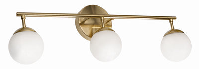 AFX Lighting - PRLV2408L30D1SB - LED Vanity - Pearl - Satin Brass