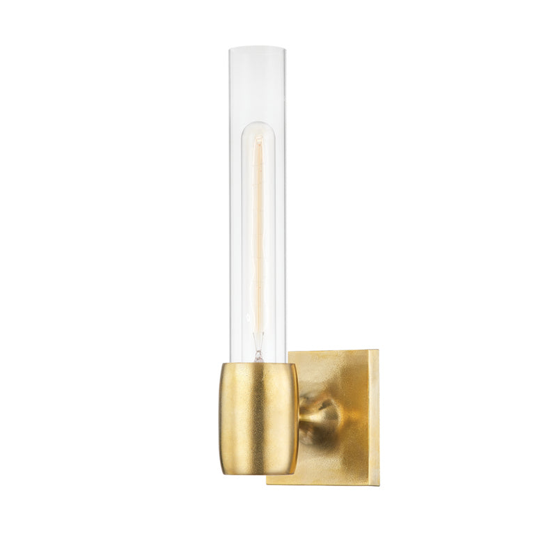 Hudson Valley - 7551-AGB - One Light Wall Sconce - Hogan - Aged Brass