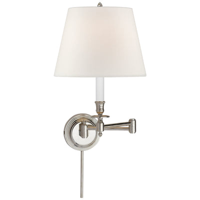 Visual Comfort Signature - S 2010PN-L - One Light Swing Arm Wall Sconce - Candle Stick - Polished Nickel