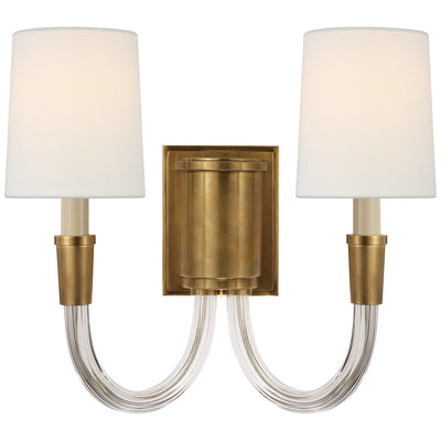 Visual Comfort Signature - TOB 2033HAB-L - Two Light Wall Sconce - Vivian - Hand-Rubbed Antique Brass