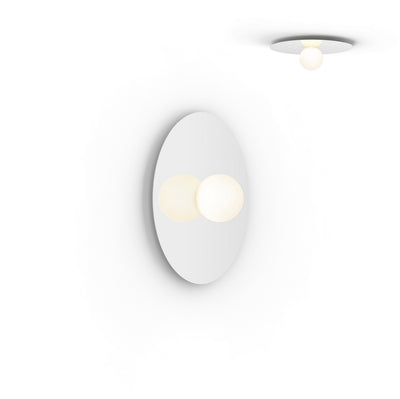 Pablo Designs - BOLA FSH 18 WHT - LED Flush Mount - Bola Disc - White