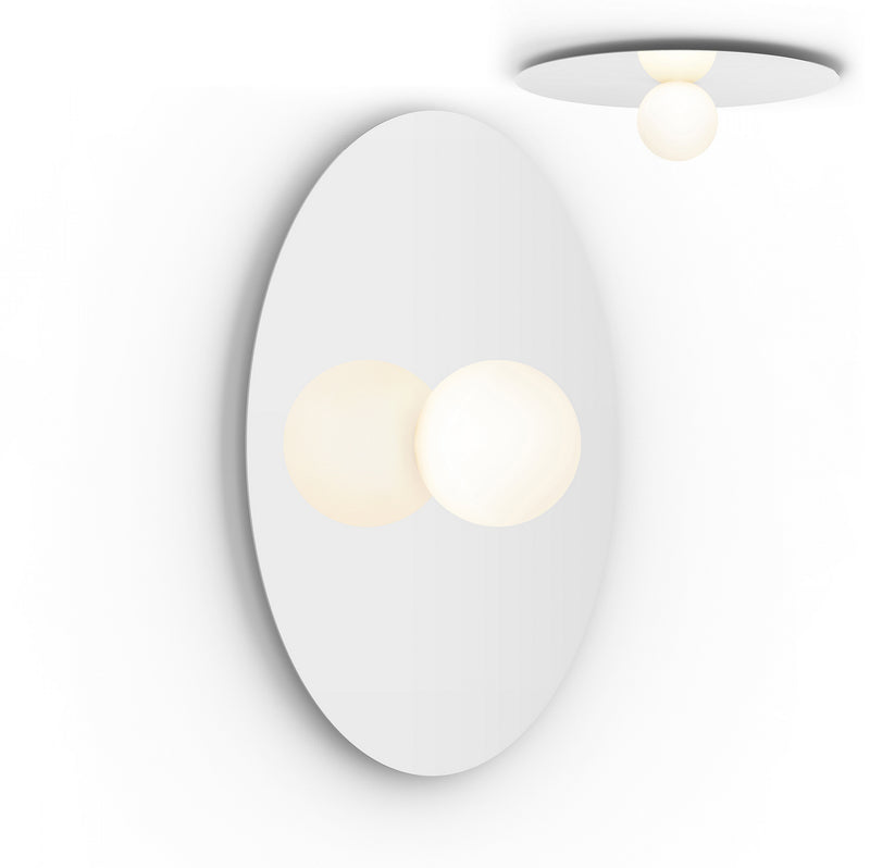 Pablo Designs - BOLA FSH 32 WHT - LED Flush Mount - Bola Disc - White