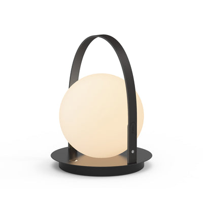 Pablo Designs - BOLA LTN BLK BLK - LED Table Lamp - Bola Lantern - Black/Black