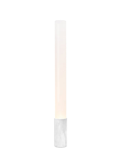 Pablo Designs - ELIS 48 MRBL WHT - One Light Floor Lamp - Elise - White Marble