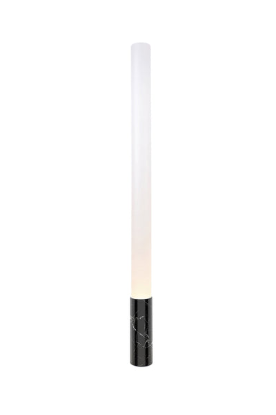Pablo Designs - ELIS 80 MRBL BLK - One Light Floor Lamp - Elise - Black Marble