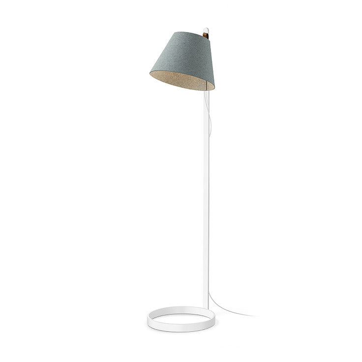 Pablo Designs - LANA FLR ARCT/GRY WHT - LED Floor Lamp - Lana - Arctic Blue/Grey- White Stem