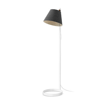 Pablo Designs - LANA FLR CHR/GRY WHT - LED Floor Lamp - Lana - Charcoal/Grey- White Stem
