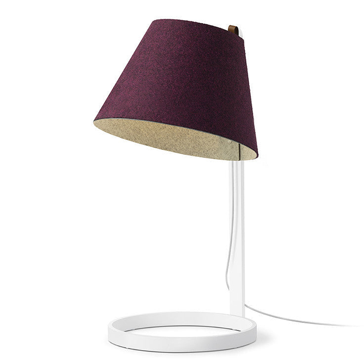 Pablo Designs - LANA LRG TBL PLUM/GRY WHT - LED Table Lamp - Lana - Plum/Grey- White