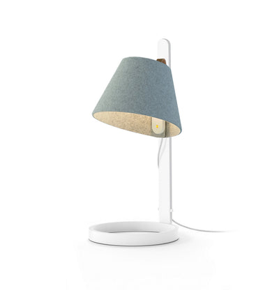 Pablo Designs - LANA MINI TBL ARCT/GRY WHT - LED Table Lamp - Lana - Arctic Blue/Grey- White