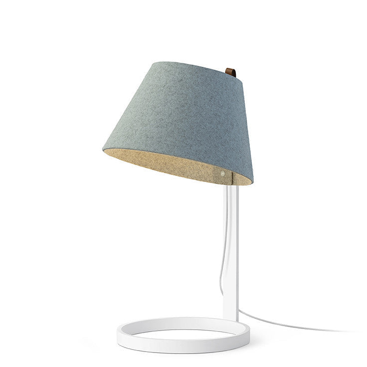 Pablo Designs - LANA SML TBL ARCT/GRY WHT - LED Table Lamp - Lana - Arctic Blue/Grey- White