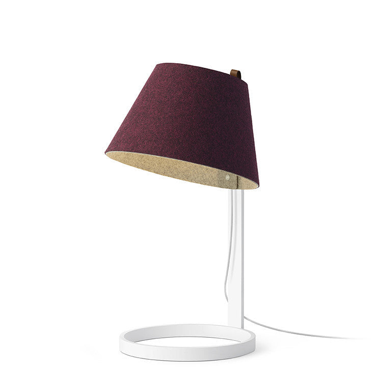 Pablo Designs - LANA SML TBL PLUM/GRY WHT - LED Table Lamp - Lana - Plum/Grey- White